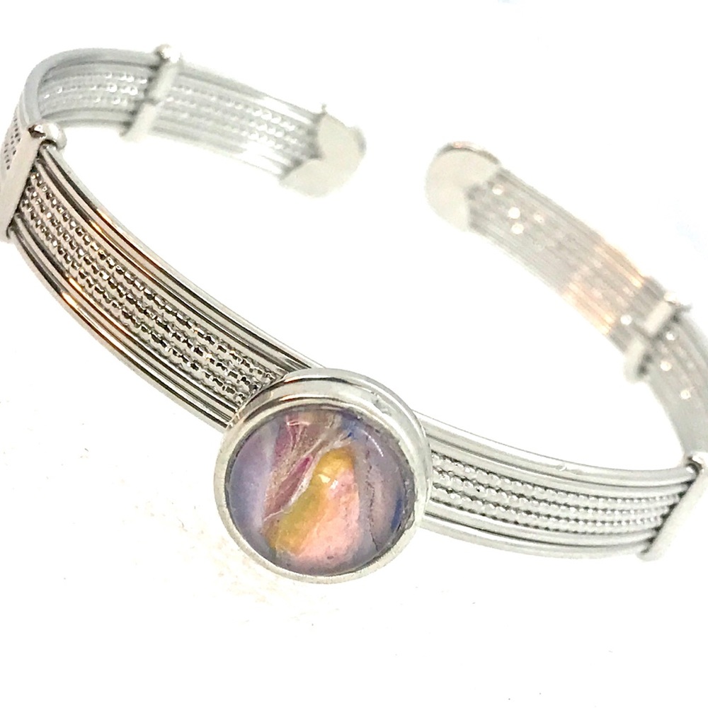 Mini snap bracelet bangle Handmade 12mm snap SB12